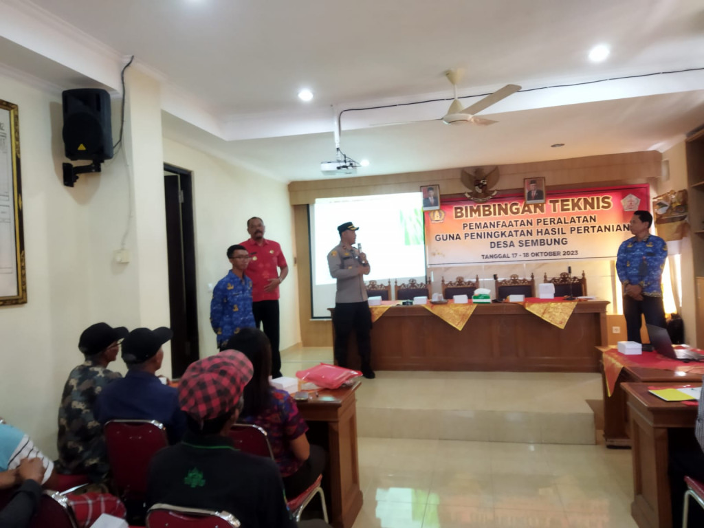 Bimbingan Teknis Pemanfaatan Peralatan Guna Peningkatan Hasil Pertanian Desa Sembung